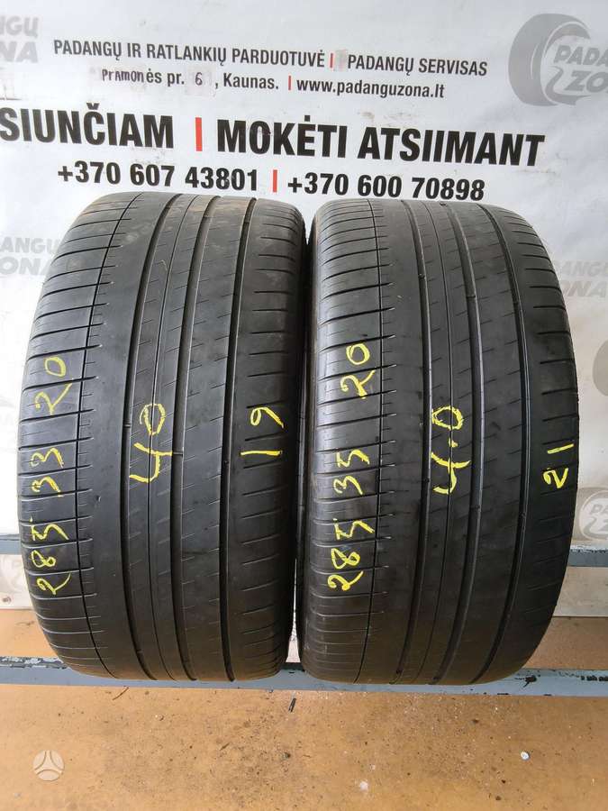Michelin Pilot sport 3, summer 285/35 R20