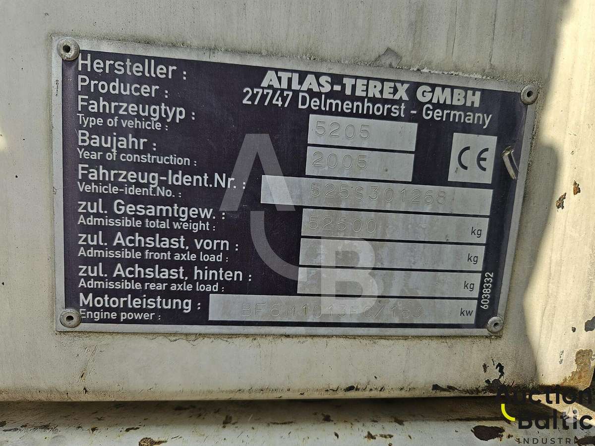 Atlas Atlas-Terex 5205, экскаваторы