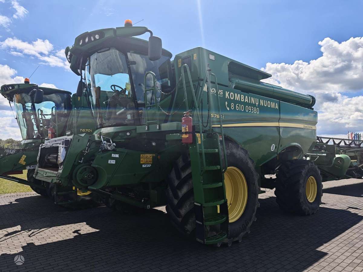 John Deere S785, комбайны
