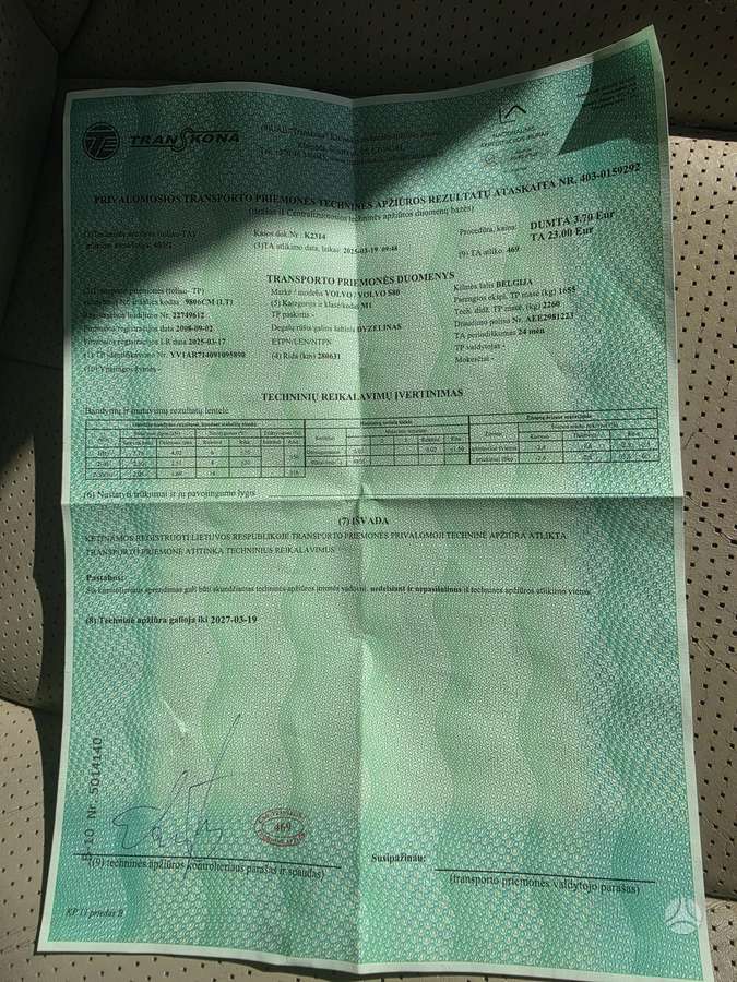 Volvo S80, 2.4 l., Седан