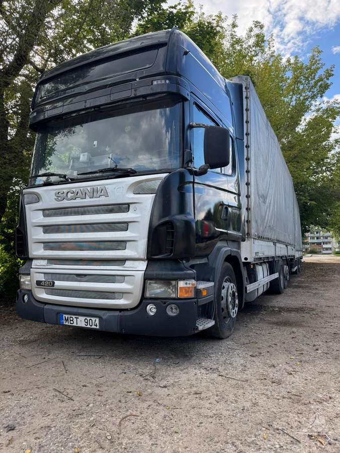 Scania R470, бортовые с тентом