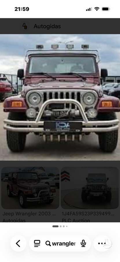 Jeep Wrangler accessories and consumables