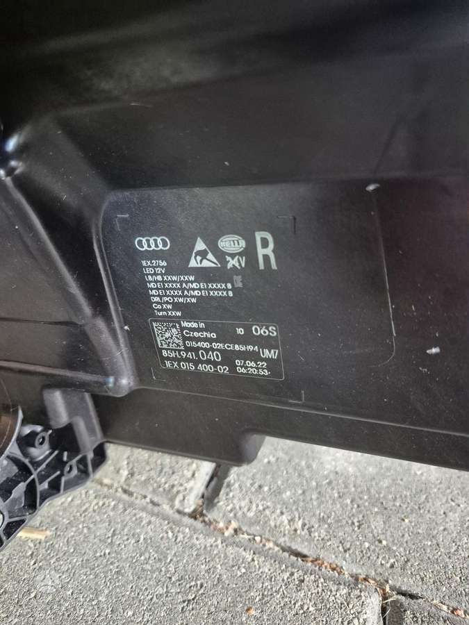 Audi Q6 e-tron lights