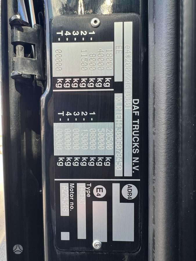 DAF XF 510 FT, другое