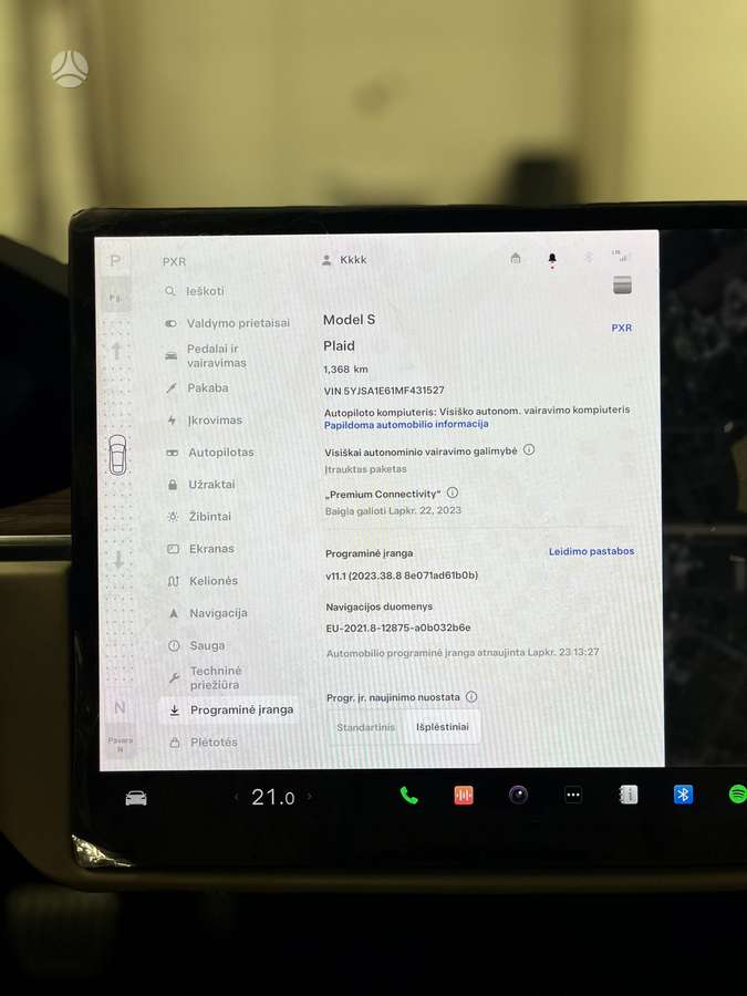 Tesla Model S, 100 kWh, saloon / sedan