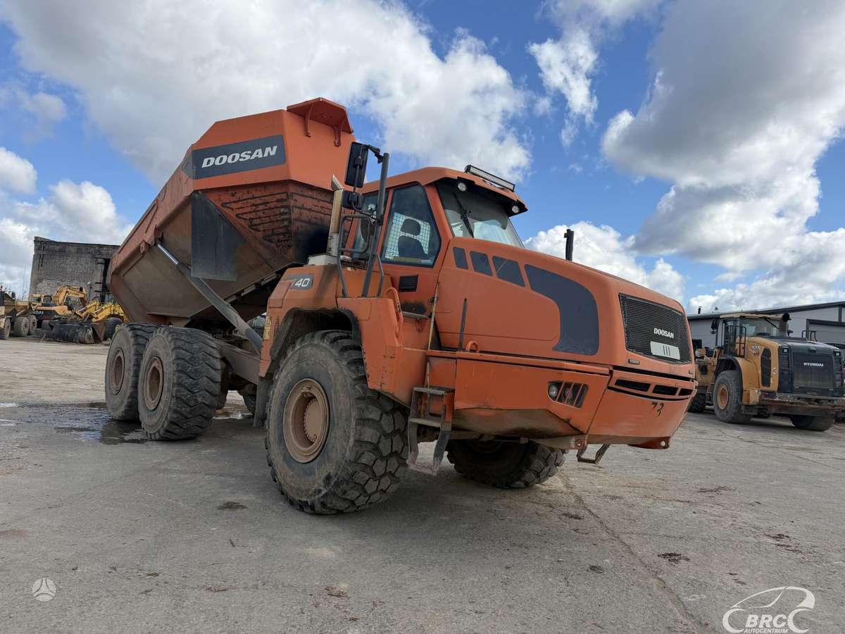 Doosan DA 40, dumpers / tippers