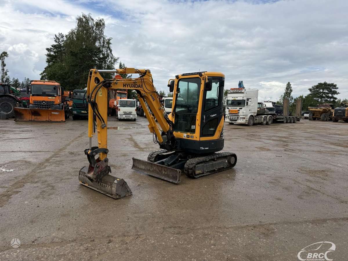 Hyundai R25Z-9AK Garantija, мини-экскаваторы