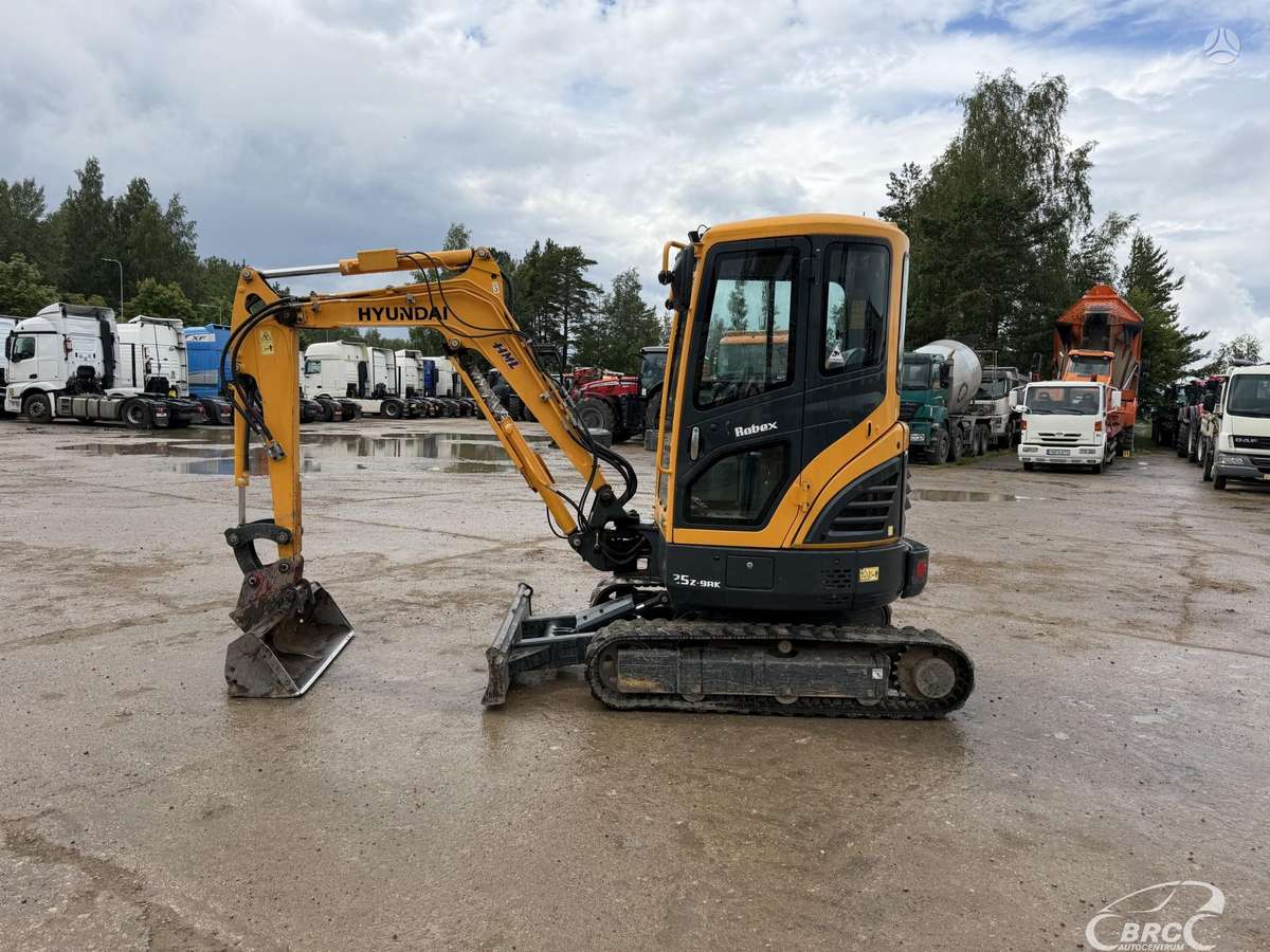 Hyundai R25Z-9AK Garantija, мини-экскаваторы