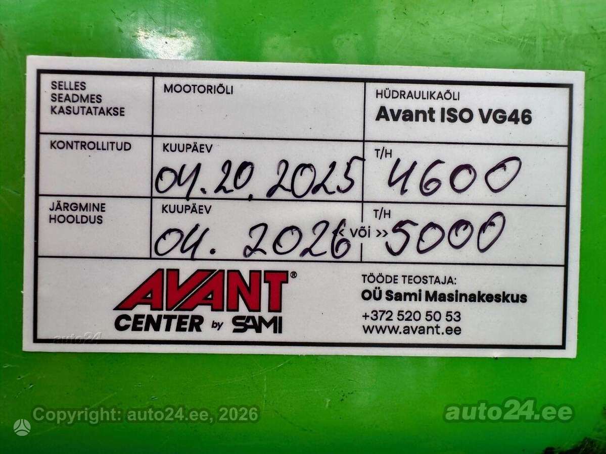 Avant M750 2.4 36 kW, self-propelled loaders