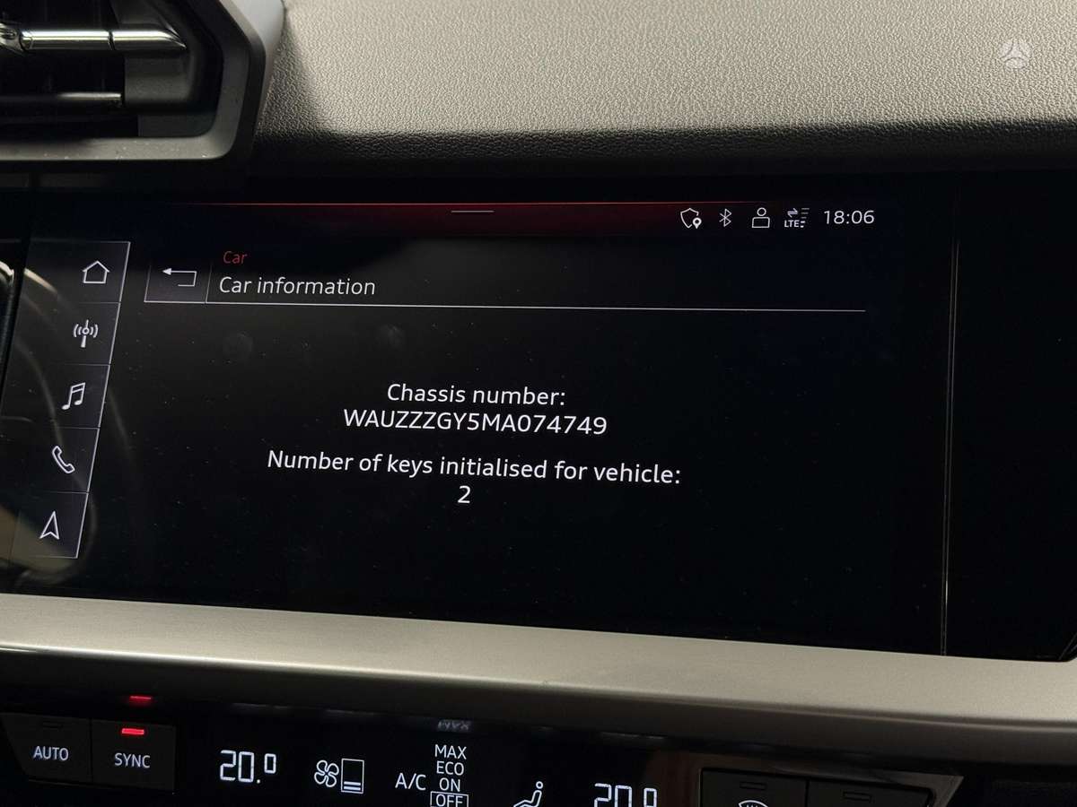 Audi A3, 2.0 l., sedanas