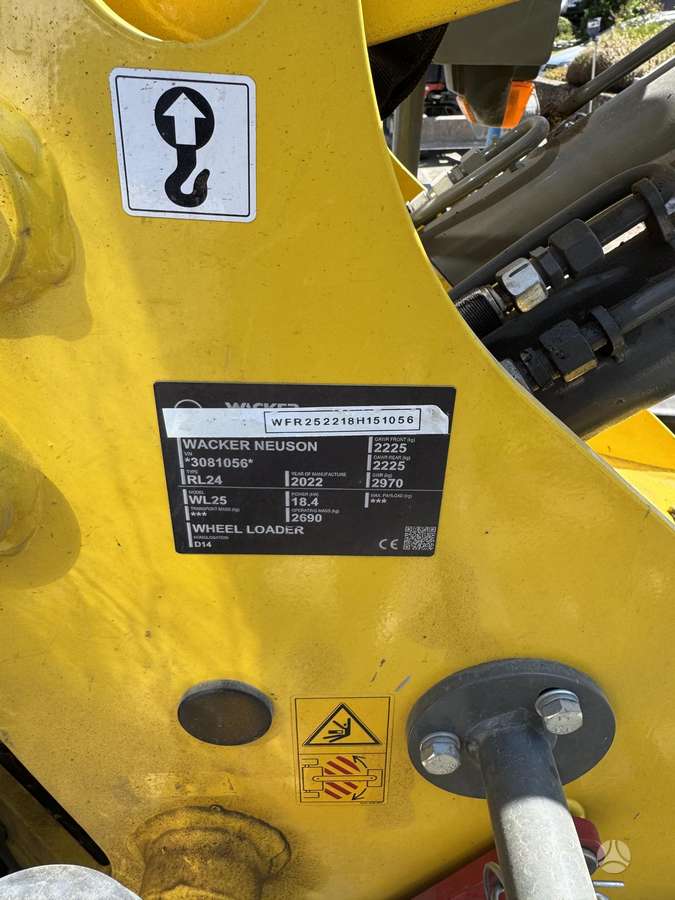 Wacker WL 25 H, frontal loader