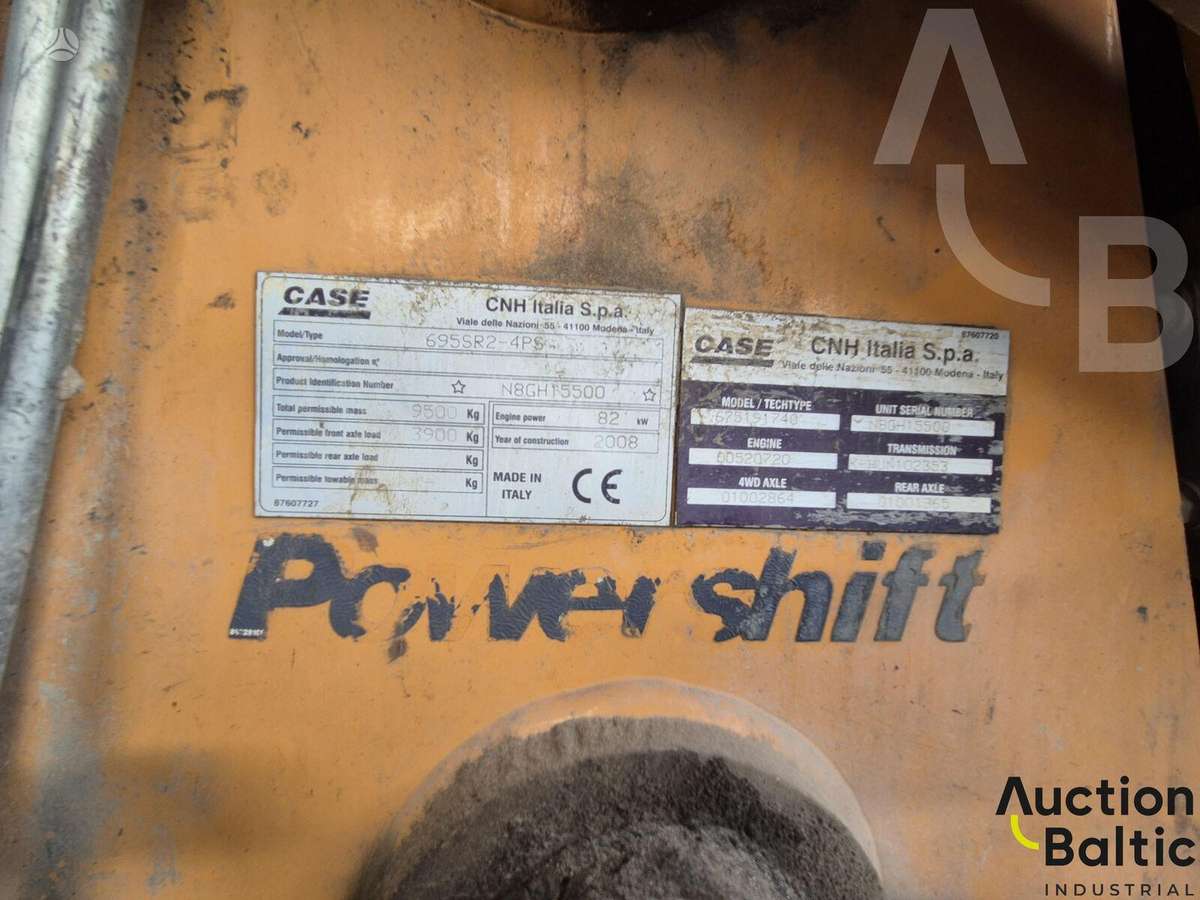 Case 695 SR-4 PS, excavator loader