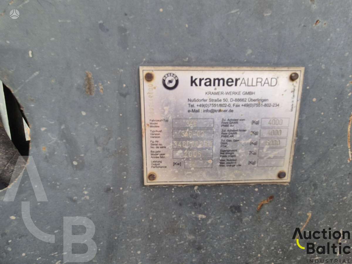 Kramer 346, frontaliniai krautuvai