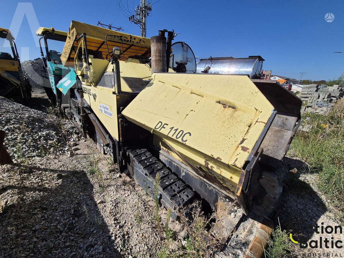 Demag DF 110 C, kelių tiesimo mašinos