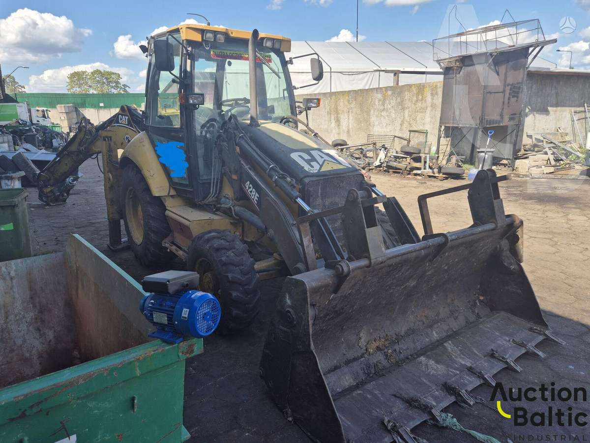 Caterpillar 428 E, excavator loader