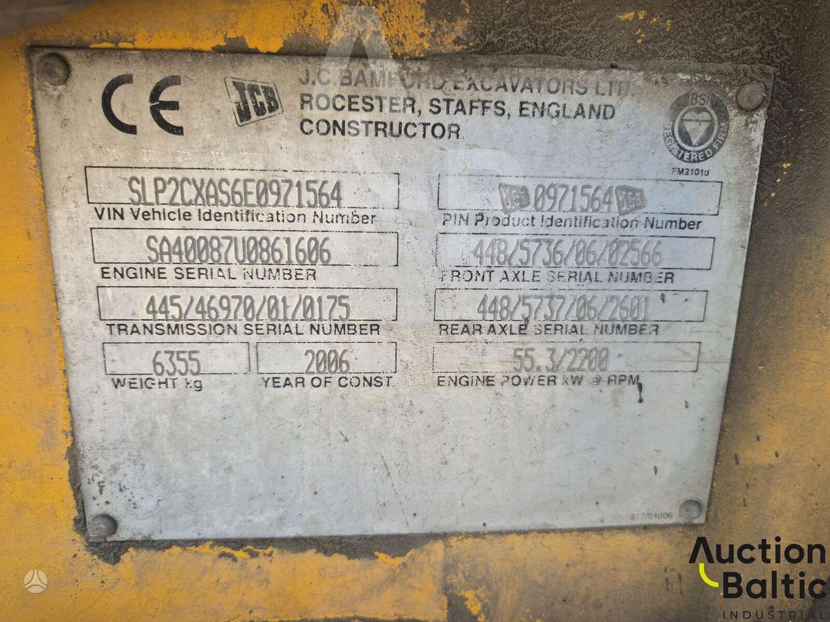 JCB 2 CX, excavator loader