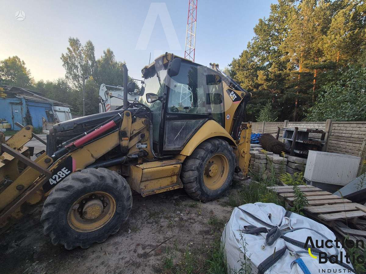 Caterpillar 428 E, excavator loader