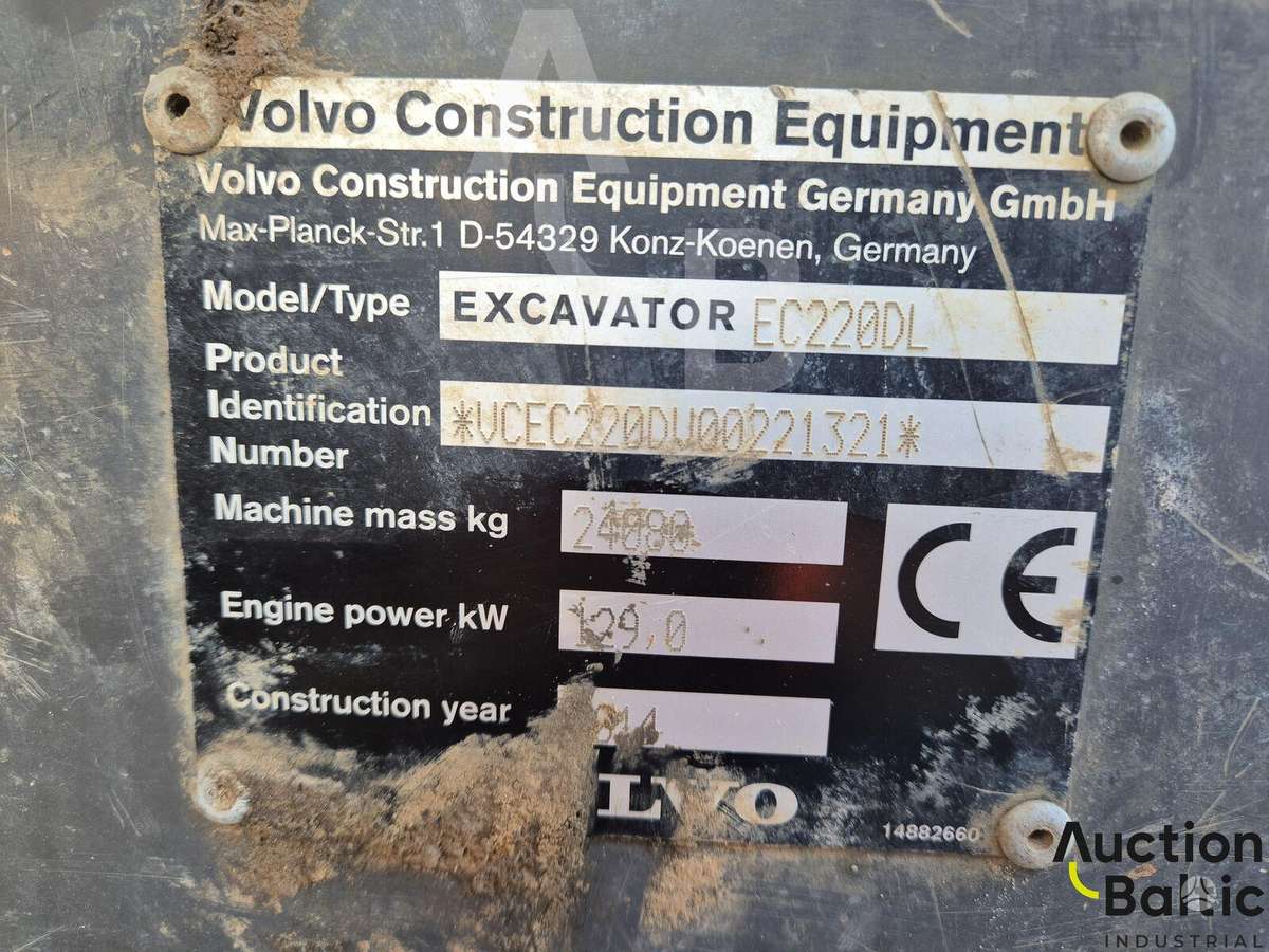 Volvo EC 220 DL, ekskavatori