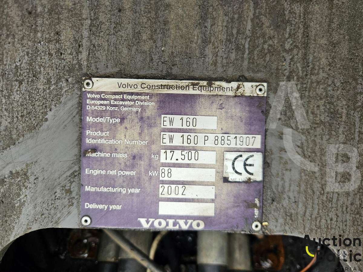 Volvo EW 160, ekskavatori