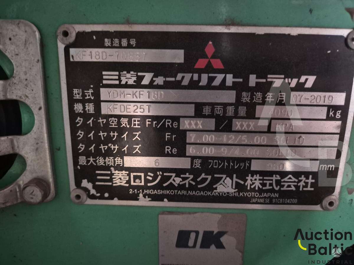 Mitsubishi YDM-KF18D, forklifts