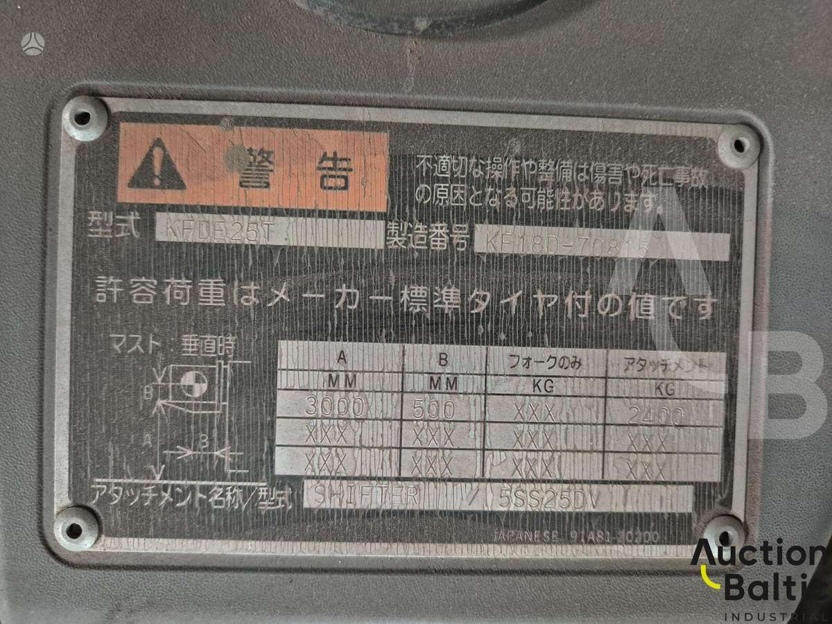 Mitsubishi YDM-KF18D, forklifts