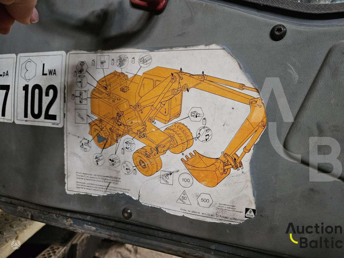 Atlas 1604, экскаваторы