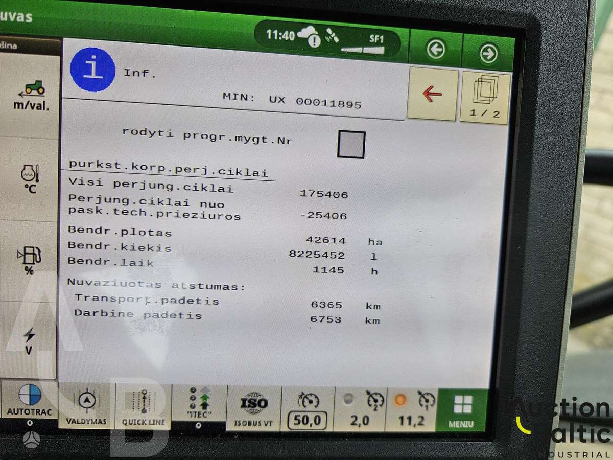Amazone UX 5200 Super, sprayers
