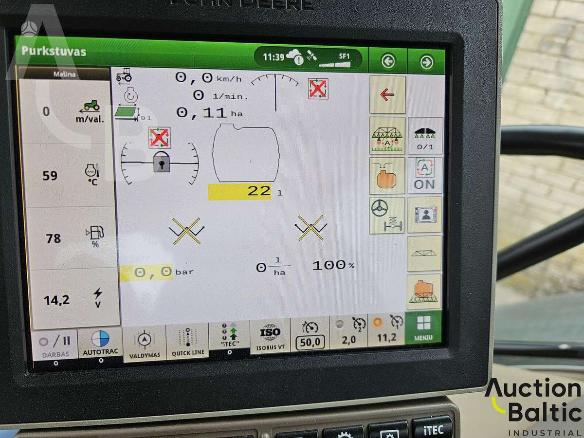 Amazone UX 5200 Super, purkštuvai