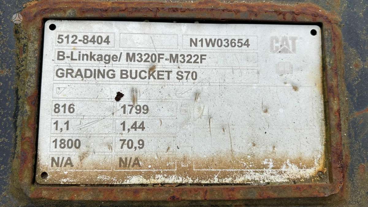 Caterpillar S70, ковши
