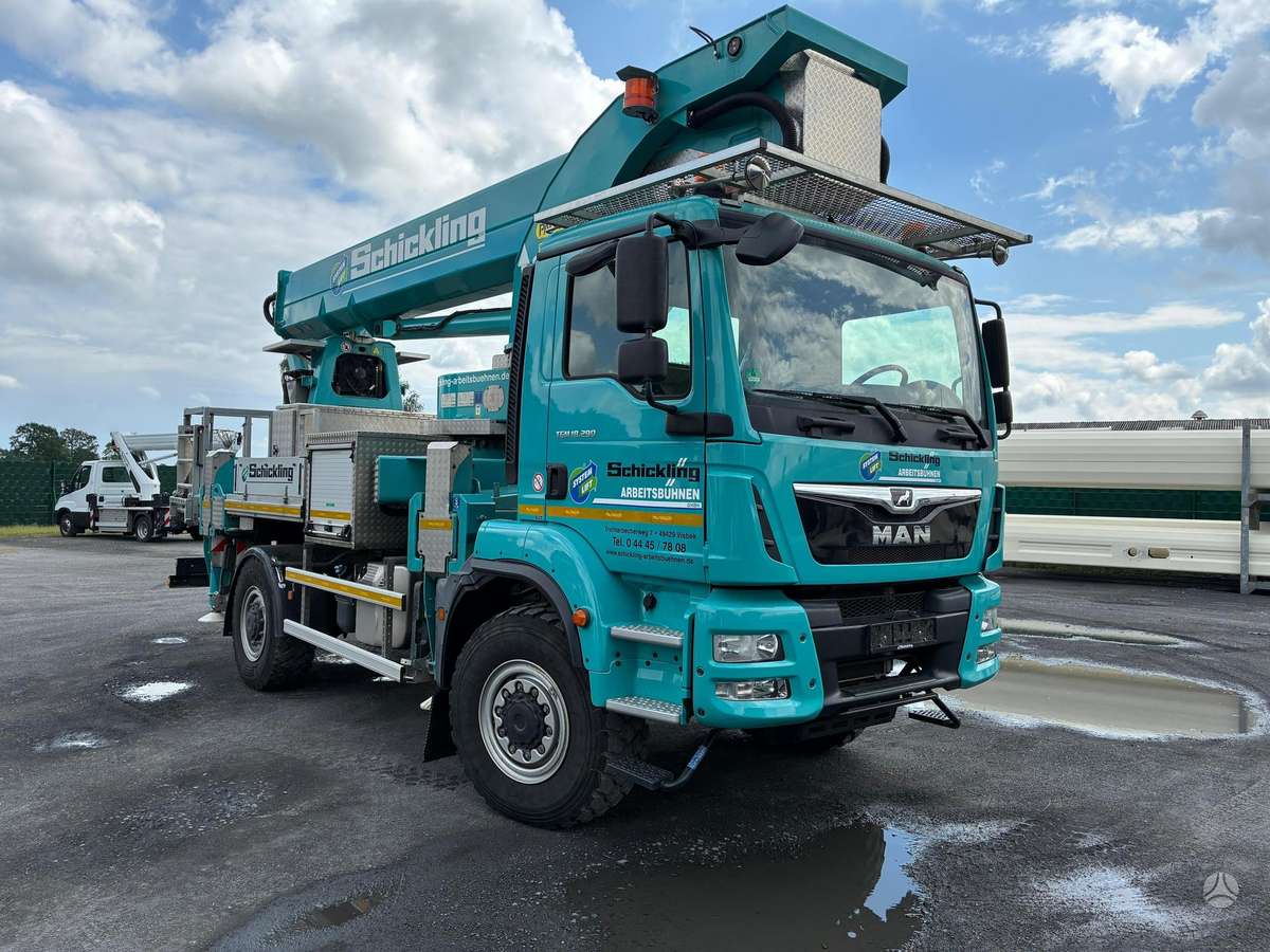MAN Palfinger P370KS, автовышки