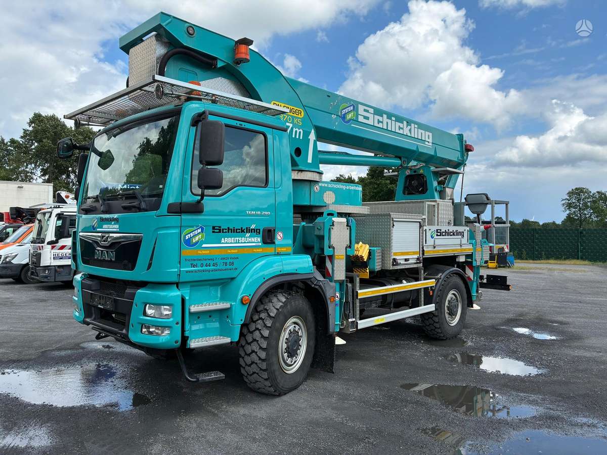 MAN Palfinger P370KS, автовышки