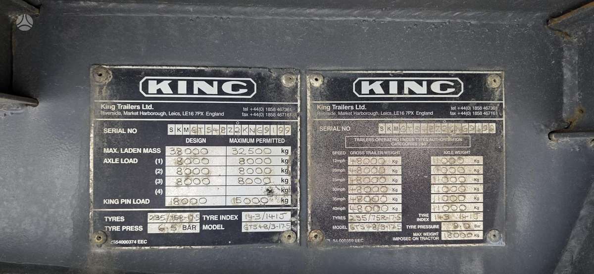 King, custom trailer / semi-trailer