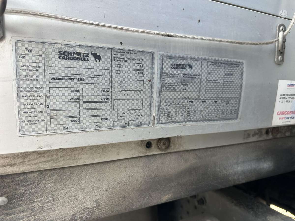 Schmitz, curtain / tarpaulin