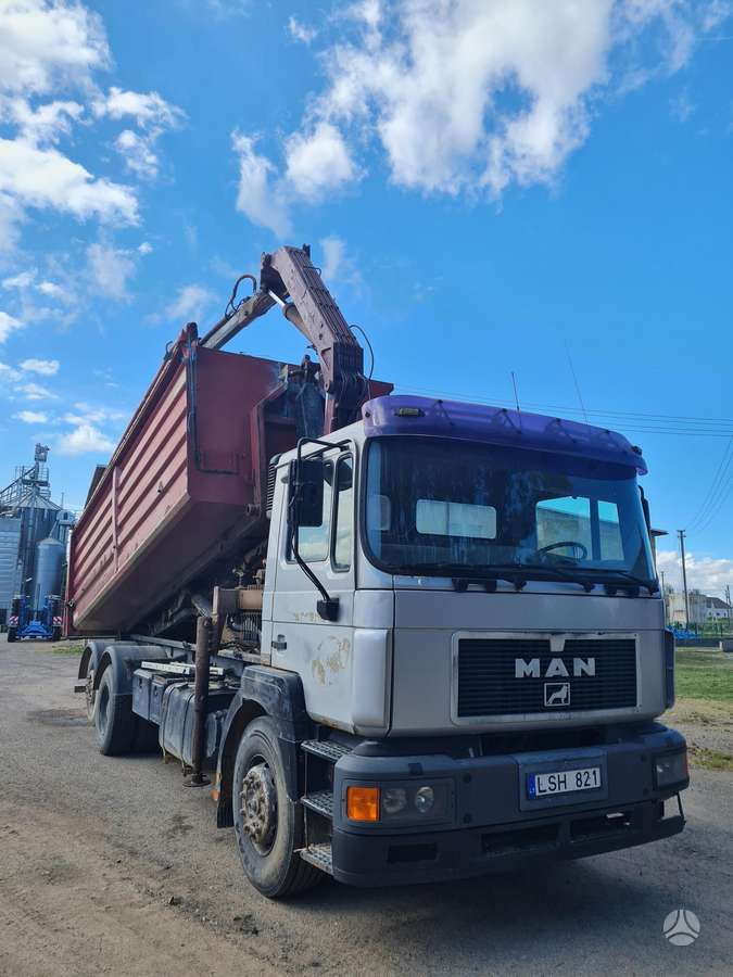 MAN F2000, самосвалы с прицепoм