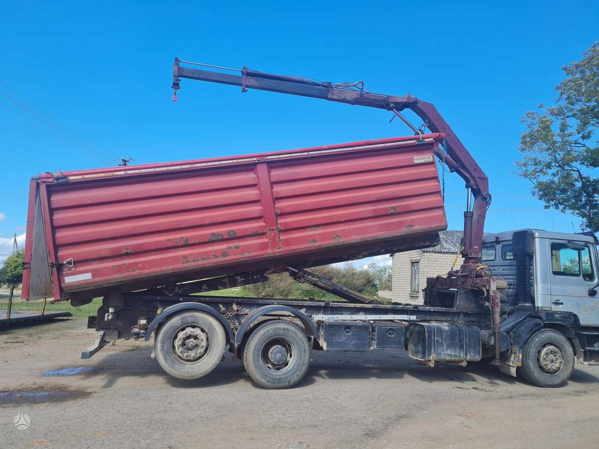 MAN F2000, самосвалы с прицепoм