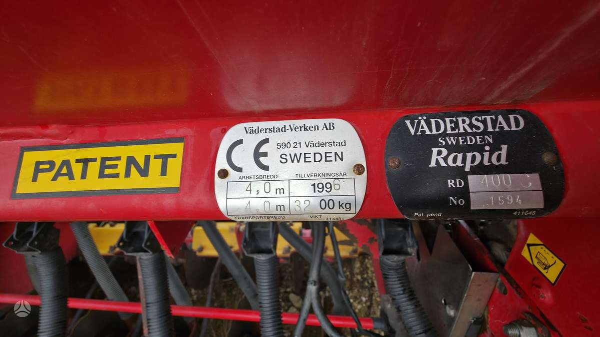 Vaderstad Rapid 400C, сеялки, сажалки