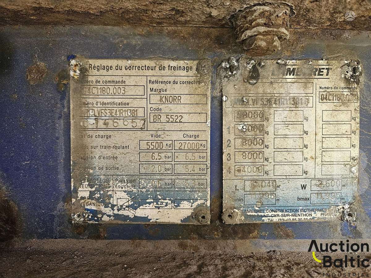Lamberet YS-2P5, refrižerātori