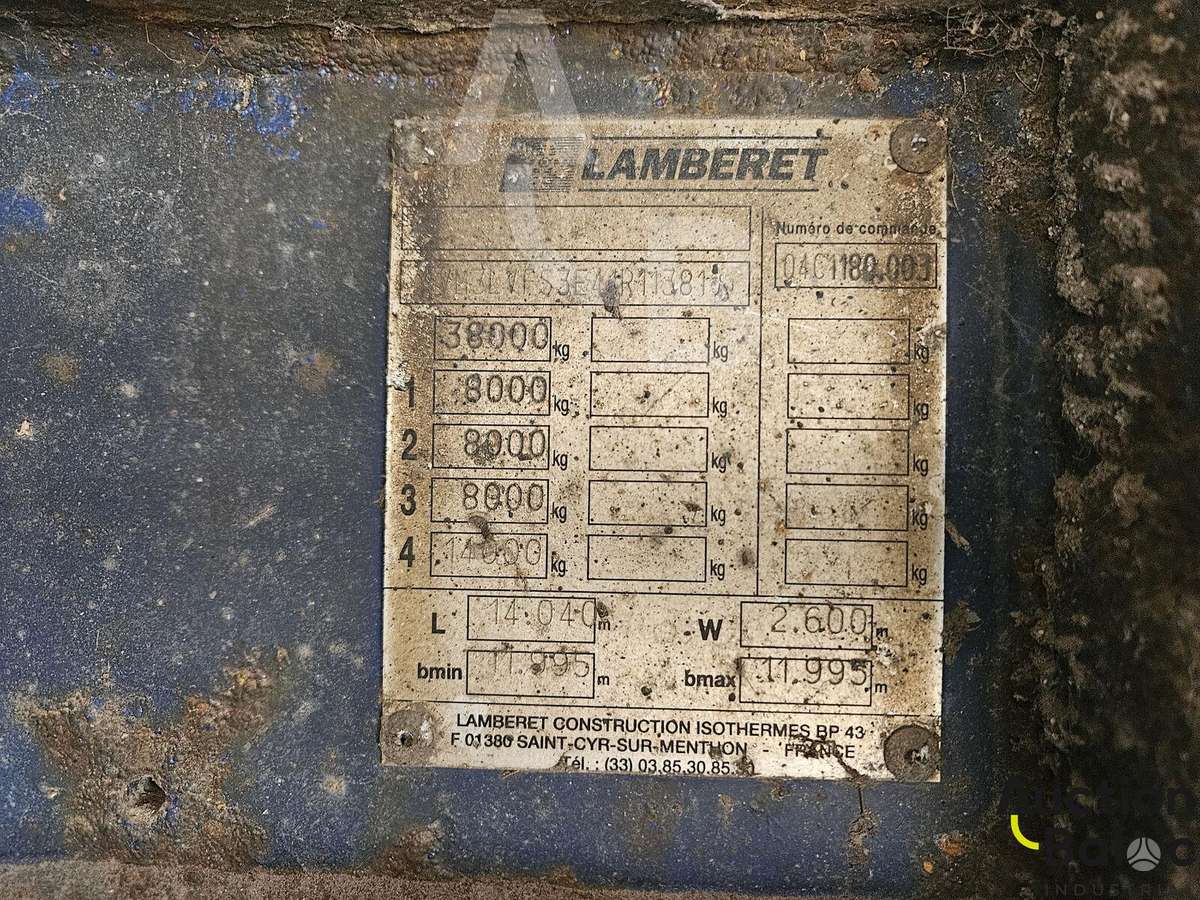 Lamberet YS-2P5, refrigerated