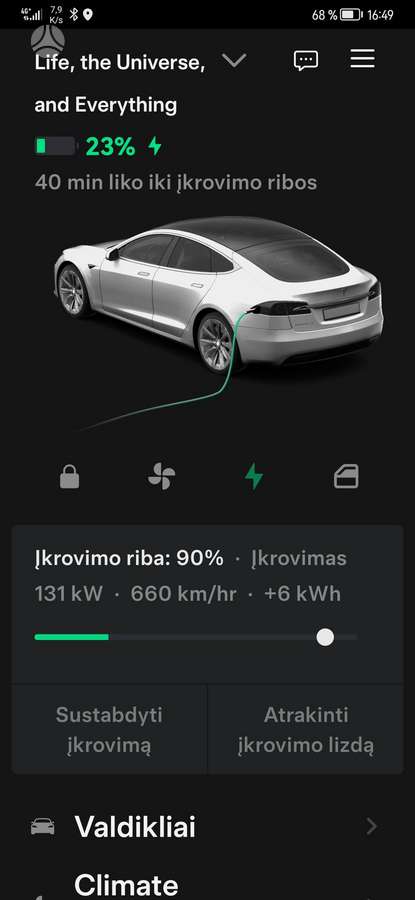 Tesla Model S, 75 кВт·ч, Седан