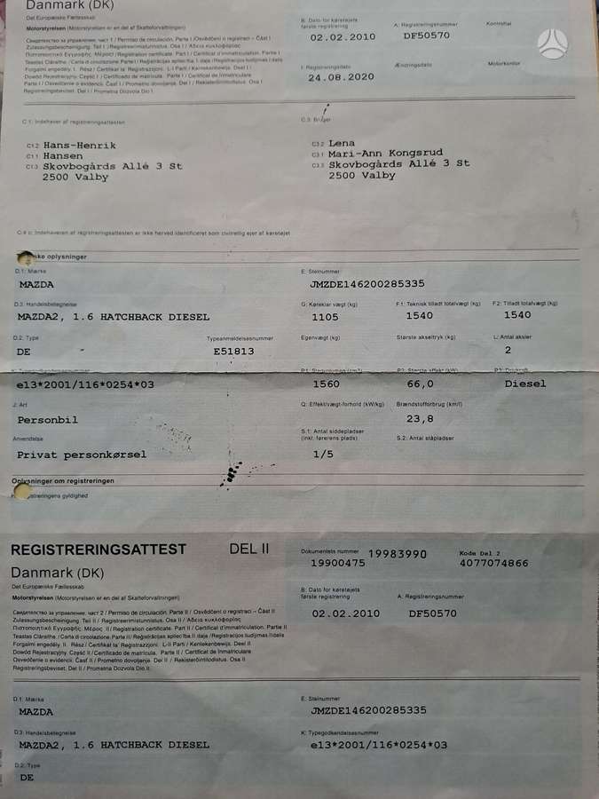 Mazda 2, 1.6 l., Хэтчбек