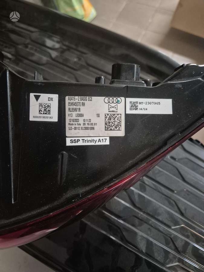 Audi Q6 e-tron žibintai