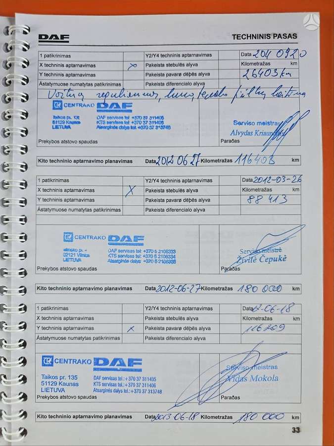 DAF XF105, 2 miegamosios vietos