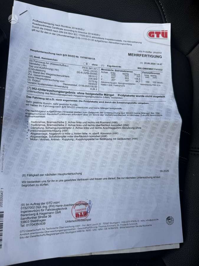 Opel Insignia, 2.0 l., wagon