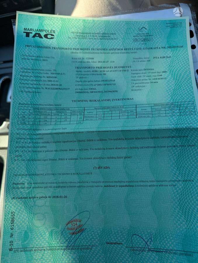 Audi A4, 3.0 l., universalas