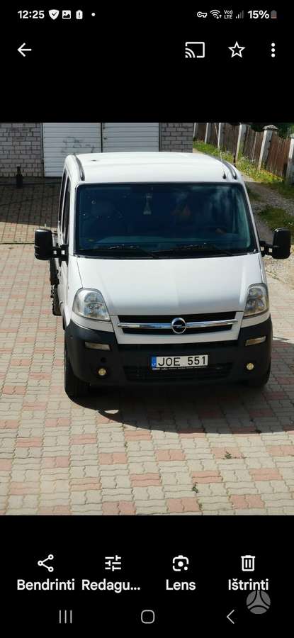 Opel Movano, auto transporters