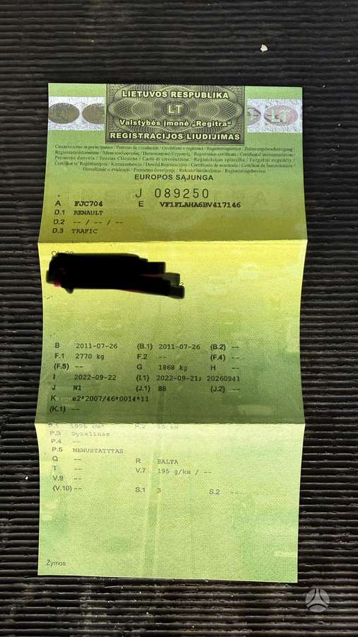 Renault Trafic, 2.0 l., Коммерческий