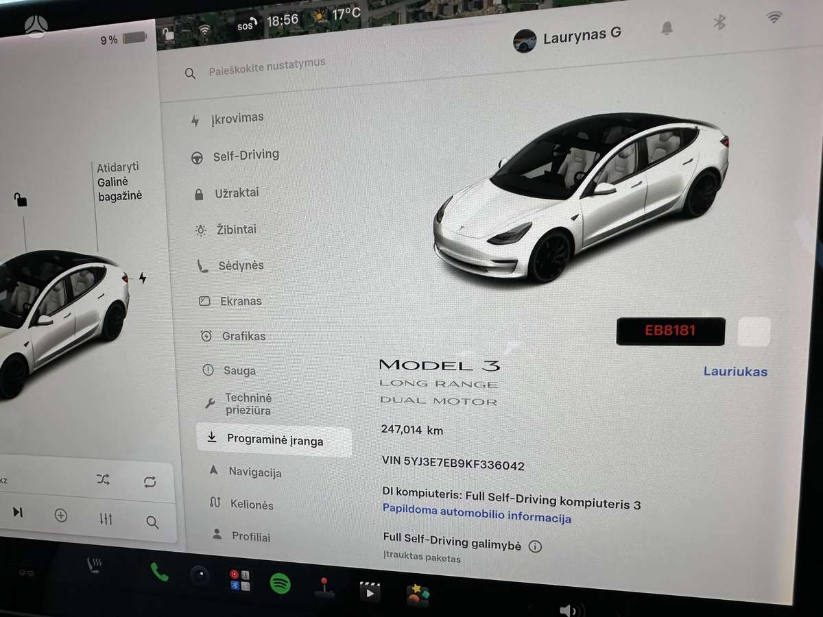 Tesla Model 3, 81 кВт·ч, Хэтчбек