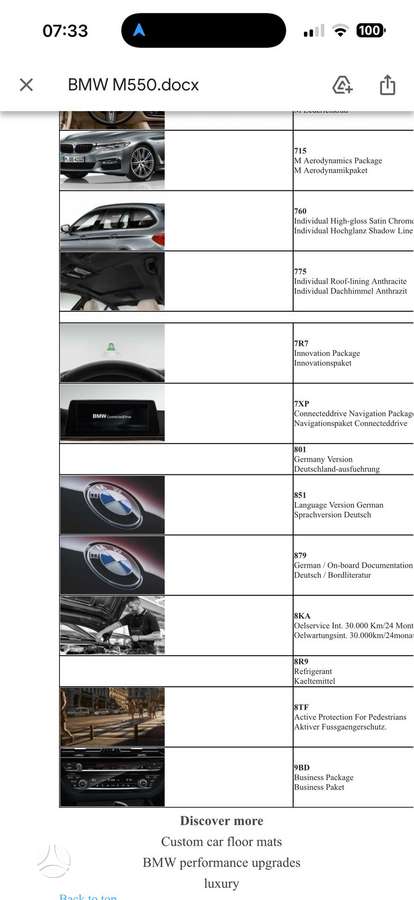 BMW M550, 3.0 l., Универсал