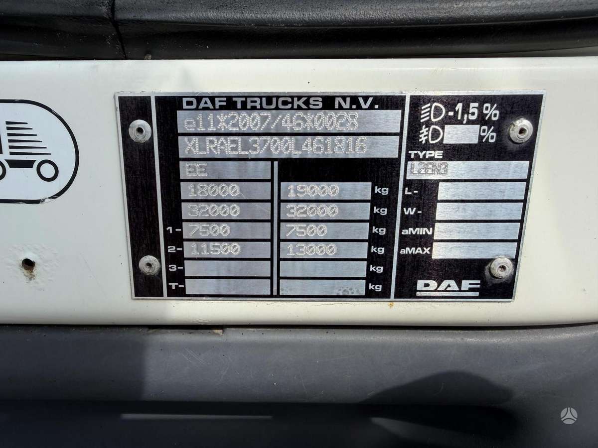 DAF LF320, kietašoniai