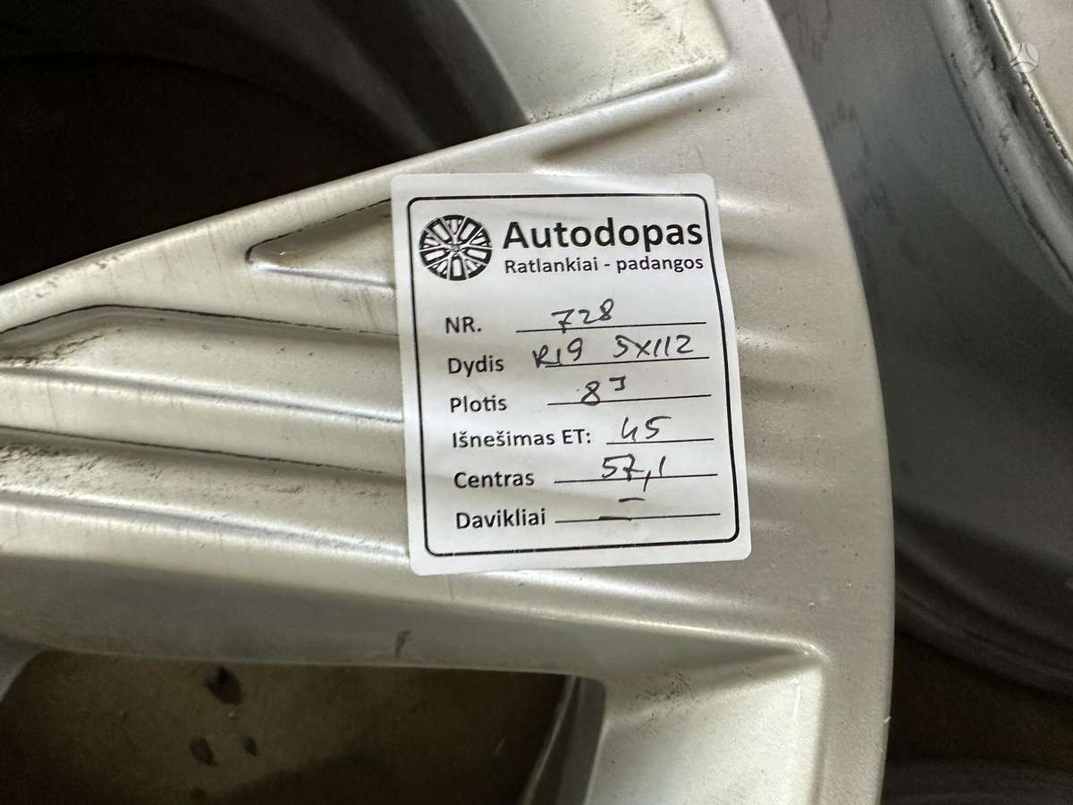 Audi, light alloy, R19